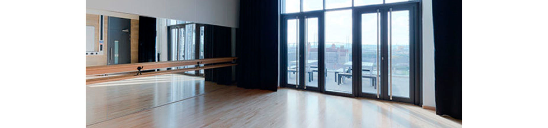 The dance studio