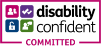 Disability Confident Committed logo Disability Confident Committed logo